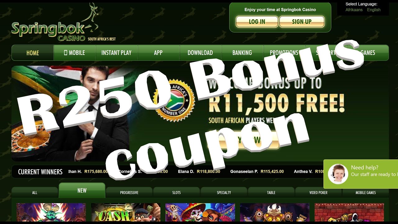 springbok casino no deposit bonus codes 2017